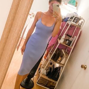 Light Blue Destiny Midi Dress